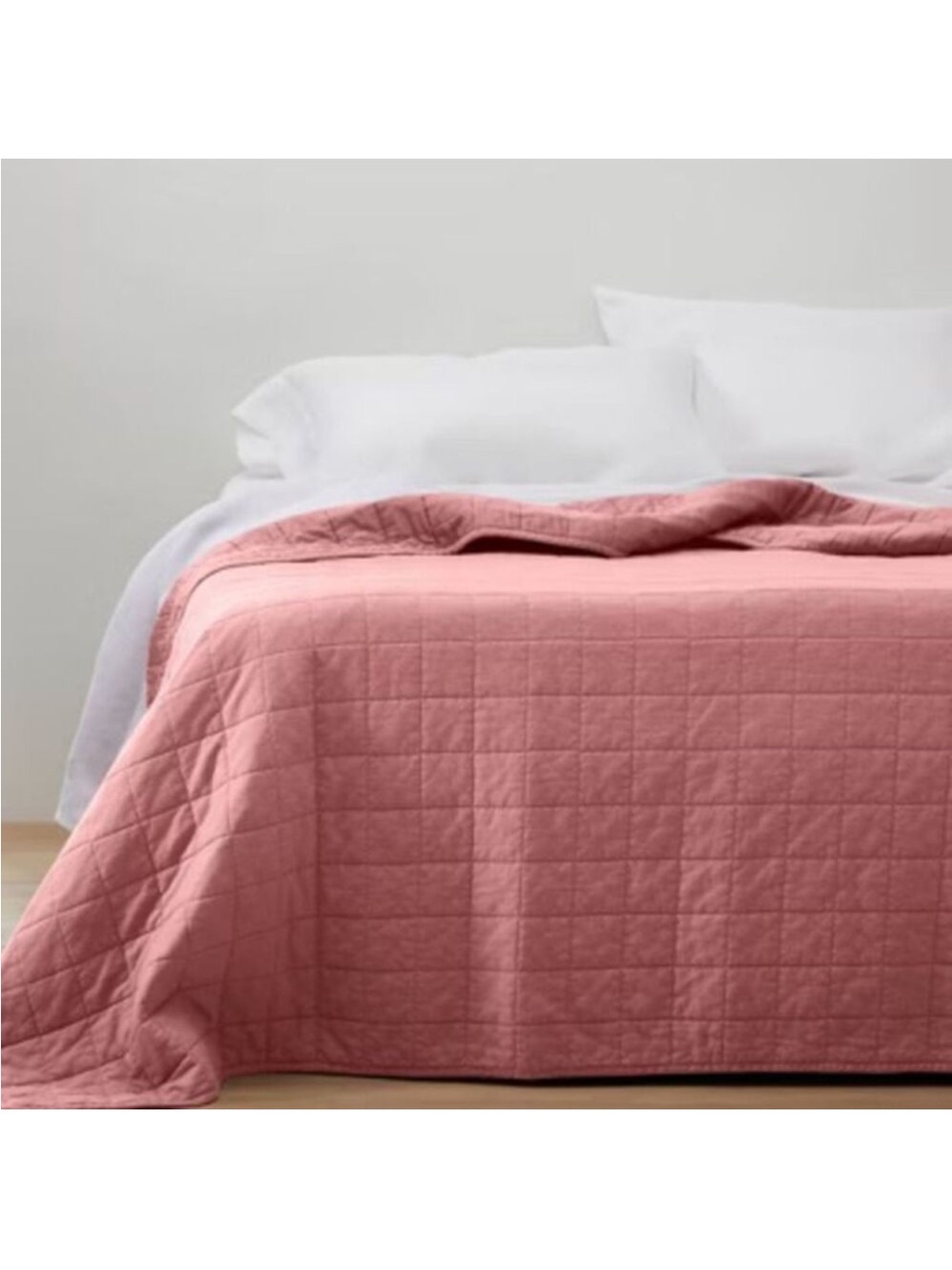Full/Queen Casaluna Quilted Coverlet & Shams Dusty Rose
